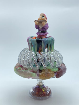 167 Methamphetamine  12cm x 12cm x 20cm  Mixed Media  2023