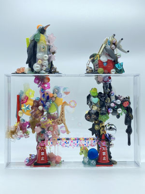 150 September 16, 1955 (Christopher)  7cm x 26.4cm x 28cm  Mixed Media  2023