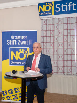 Begrüßung durch Obmann Herbert Krapfenbauer