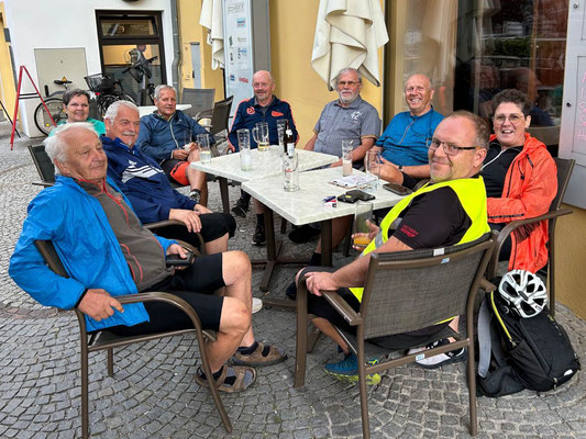 Einkehrschwung der zweiten Gruppe am 21.7.2026