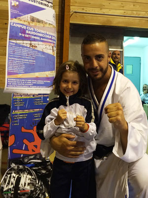 Sofia con il campione del Mondo Stefano Maniscalco - 2015 Bardonecchia