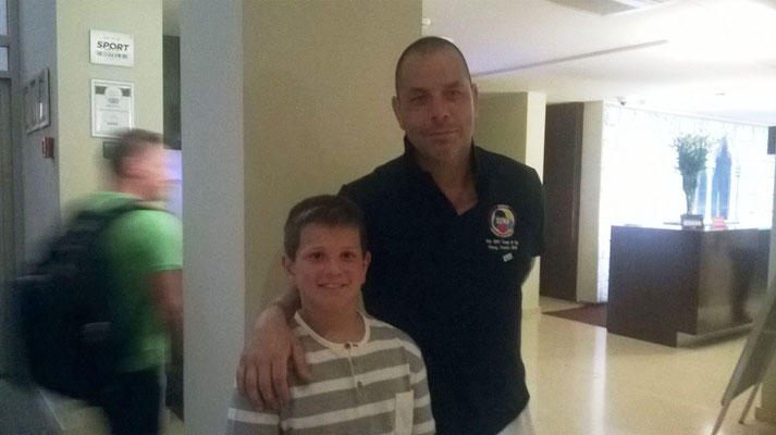 Federico con Davide Benetello - 2016 WKF Umag