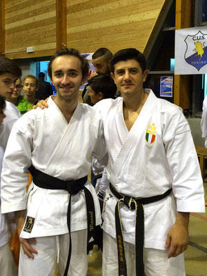 Manu con il campione del Mondo Lucio Maurino - 2015 Bardonecchia