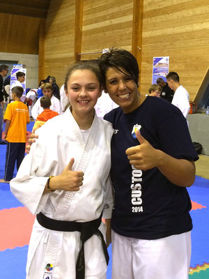 Camilla con la campionessa del Mondo Greta Vitelli - 2015 Bardonecchia