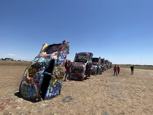 Cadillac Ranch bei Amarillo