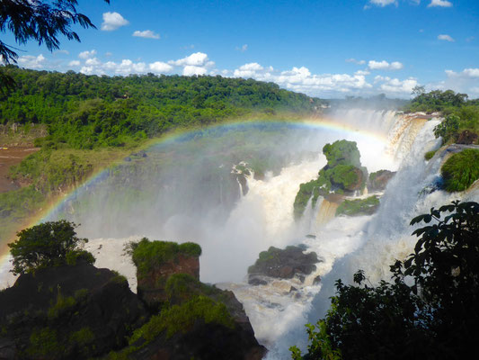 Panorama mit Regenbogen