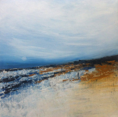 Meer l, 80 x 80 cm, Acryl/ Mischtechnik (verkauft)