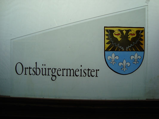 Glasmalerei "Türschild"