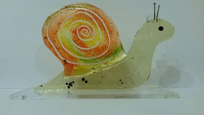 Glasdeko "Schnecke"