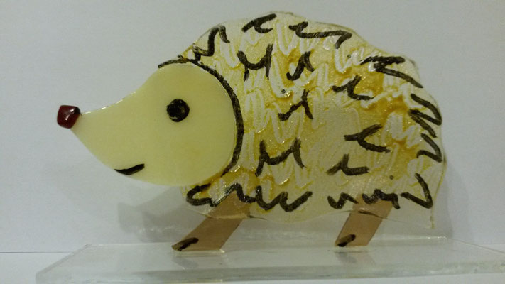 Glasdeko "Igel"