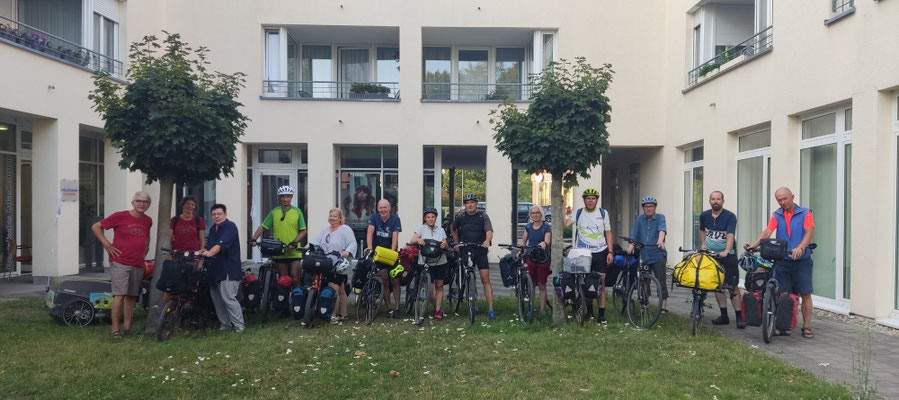 Angekommen beim Gemeindesaal der Lukaskirchr