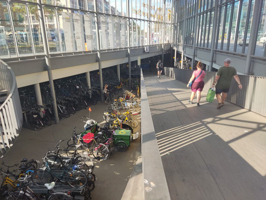 Das Rad-Parkhaus am Münster Hbf