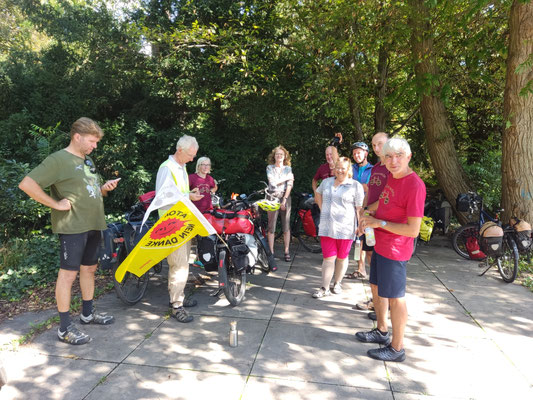 Letzter Stopp vor der Ankunft im Alten Kloster 