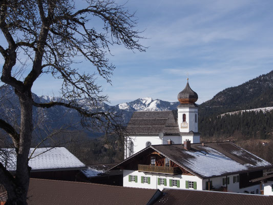 Die Kirche von Wamberg - leider abgeschlossen