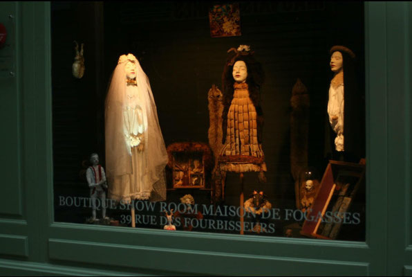 Installation Cabinet de Curiosité Maison de Fogasses rue des Fourbisseurs Avignon 2015