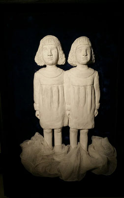 ''Nuage '' 38X26X10 cm Boite céramique 2015/ Collection privée Dolorès Marat 