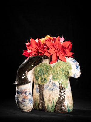"Buste aux fleurs "
