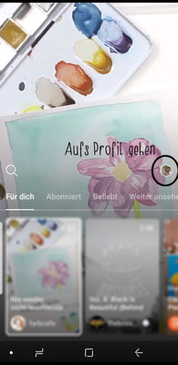 Auf IG TV Profil