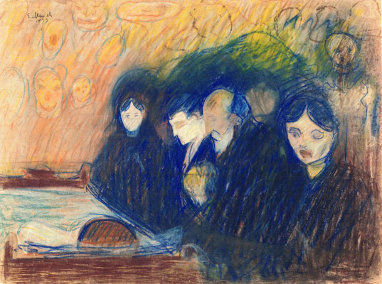 Am Sterbebett (Fieber) - Edvard Munch (Foto: CC0) - Praxis für Psychotherapie, Barbara Schlemmer, Dipl. Psychologin