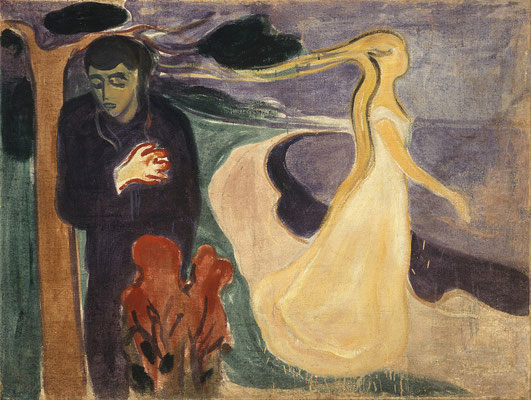 Loslösung (Trennung) - Edvard Munch (Foto: CC0) - Praxis für Psychotherapie, Barbara Schlemmer, Dipl. Psychologin