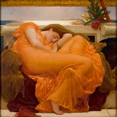 Flammender Juni - Frederick Leighton (Foto: CC0) - Praxis für Psychotherapie, Barbara Schlemmer, Dipl. Psychologin