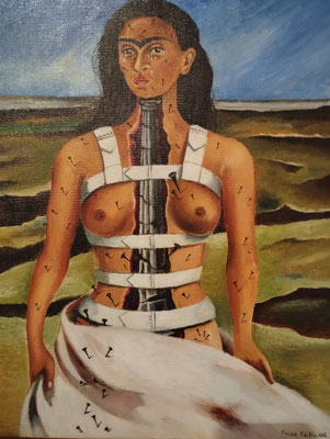 Frida Kahlo - Die zerbrochene Säule (Selbstporträt) - (Foto CC0)