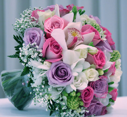 Букет невесты (розы, орхидеи), автор: флорист Лена, 29149452
