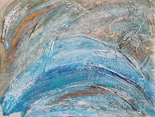 Nr. 503, 21,5x27,6, Mixedmedia auf Wellkarton