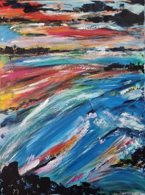 Nr. 462, 80x60, Acryl, LW