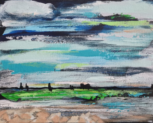 Nr. 550, 24x30, Acryl/Tusche, LWK