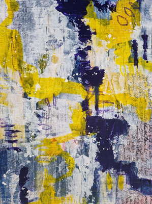 Nr. 571, 40x30, Leinwandkarton, mixed media