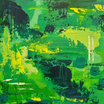 Nr. 603, 25x25, Leinwandkarton, Acryl
