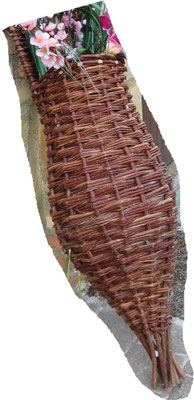 Panier à canard,  installé sur les étangs pour permettre aux canes de couver en toute quiétude.