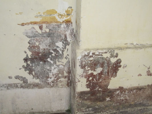 Traces de badigeon