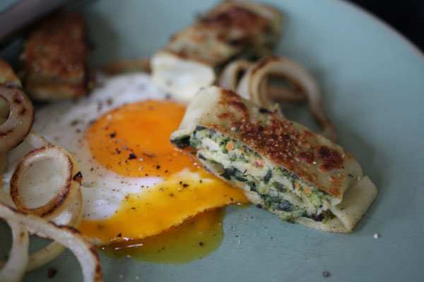Getrüffelte Gemüsemaultaschen