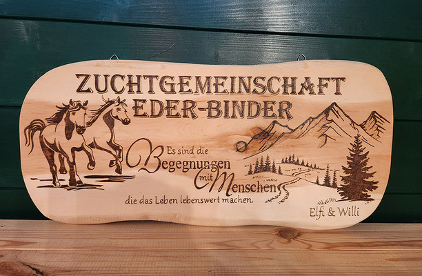 Namensschilder für Pferde, Geschenkidee für Pferdeliebhaber