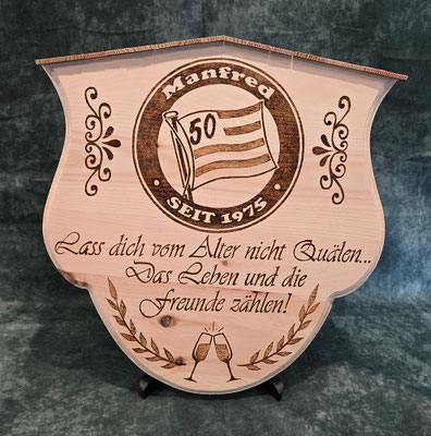 Tolle Geschenkidee zum Geburtstag, personalisiertes Schild