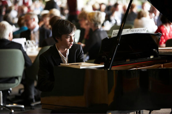 Richard from Hurlstone Agricultural High School performing at Commonwealth Day celebrations in 2009