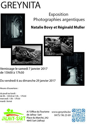 Natalie Bovy - Reginald Muller -  Exposition à l'Office du Tourisme de Jalhay