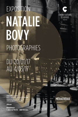 Natalie Bovy -  Exposition Clair-Obscur à la Médiathèque de Verviers