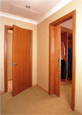 Vestidores y puertas de acceso