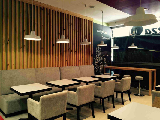 Montaje de cafeterias y restaurantes