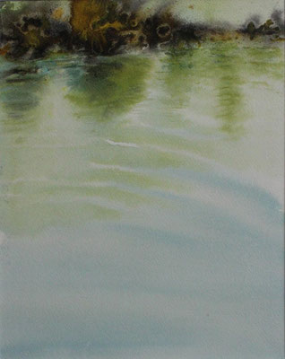 Winterwasser 03 2021 Tusche 23x29cm