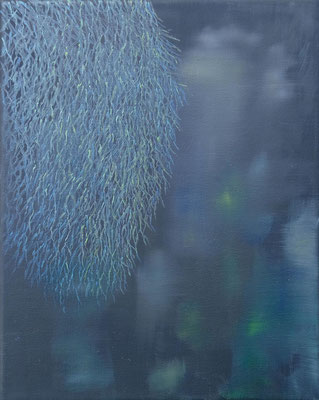 Lichen 4 2024 Öl auf LW 30x24cm