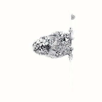 Bruchstueck 6 2015 Bleistift 20x20cm