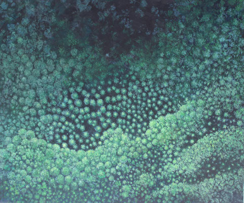 Invasiv I 2023 Oel auf MDF 50x40 cm