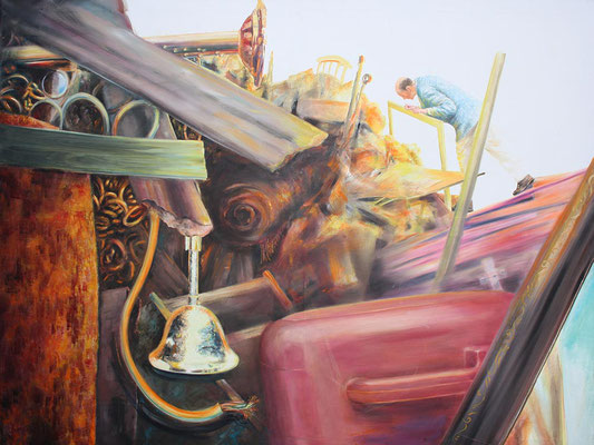 Sammler 2013 Oel auf LW 150x250cm