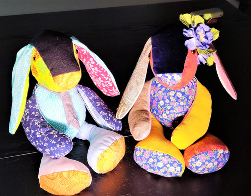 Stoffhase aus Stoffresten