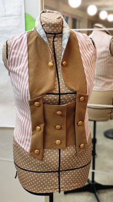 Veste Steampunk fast fertig