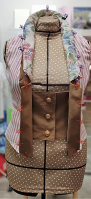 Veste Steampunk in Arbeit